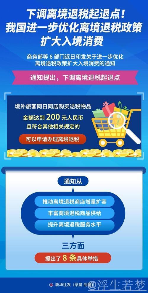 提升退税便捷性，激发入境消费潜力