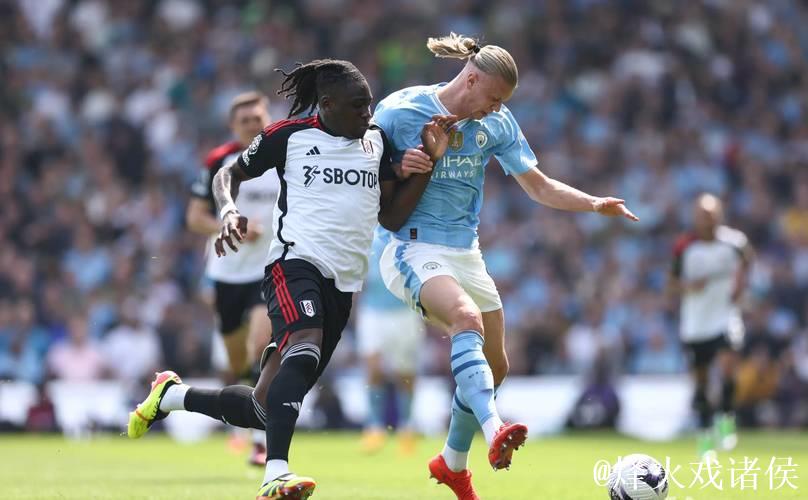 哈兰德英超百球创纪录 福登双响助曼城5-4险胜富勒姆